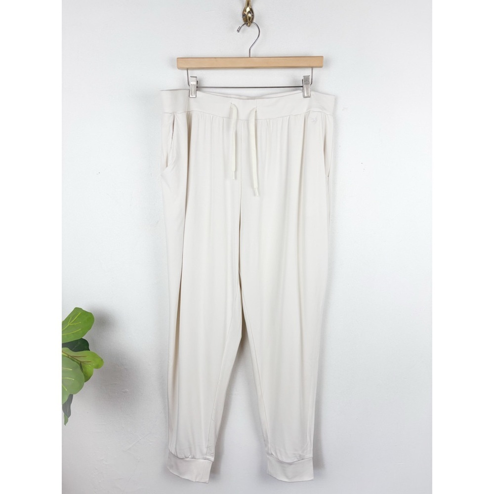 Cozy Earth Women's Ivory Bamboo Jogger Pant Sz XXL - Picture 3 of 13